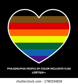 Vector Lgbt Pride Philladelphia Flag