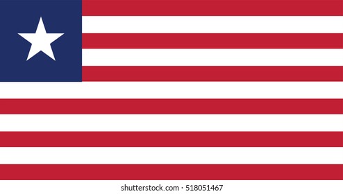 Vector Liberia flag page symbol for your web site design Liberia flag logo, app, UI. Liberia flag Vector illustration, EPS10.