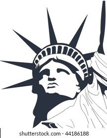 Vector liberty statue