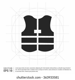Vector Life jacket icon