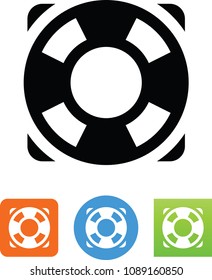 Vector Life Preserver Icon