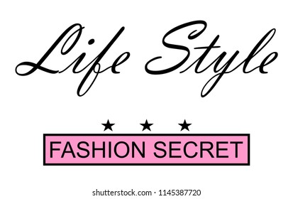 vector life style fashion secret
