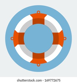 Vector Lifebuoy Icon