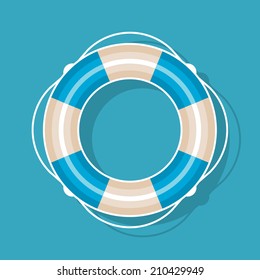 Vector lifebuoy icon