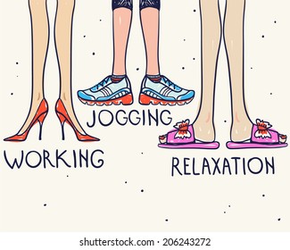 vector lifestyle illustration