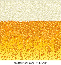 Textura de cerveza ligera vectorial