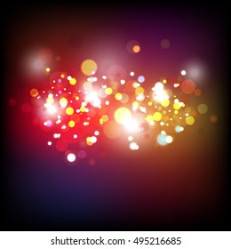 Vector light blur for background