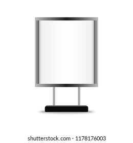 Vector light box, Outdoor advertising stand banner