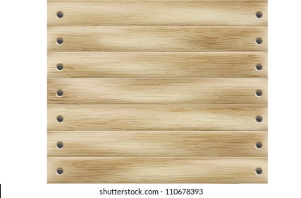 Vector light brown wood texture for background