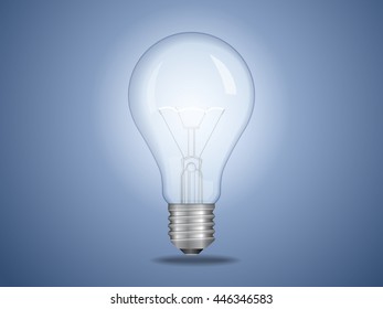 Vector light bulb. File is in eps10 format.