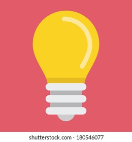 Vector Light Bulb Icon 