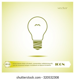 Vector Light Bulb Icon