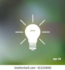 Vector Light Bulb Icon