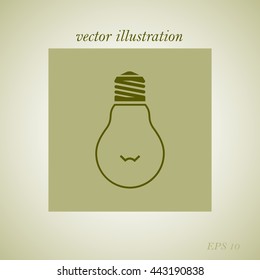 Vector Light Bulb Icon