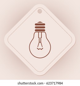 Vector Light Bulb Icon