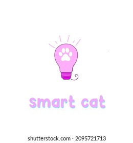vector light bulb icon. symbol of idea, creative thinking, smart.

Can be used for graphic design, cat lover t shirts