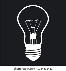 Vector light bulb icons