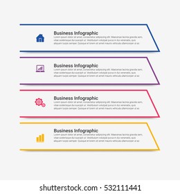 Vector light bulb infographic. graph, presentation and round chart. Business startup idea,  parts, steps, processes. Successful brainstorming