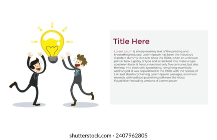 Vector light bulb infographic. Template for circle diagram, graph, presentation, chart. Business startup idea lamp concept with options, parts, steps, process. Successful brainstorming infographics