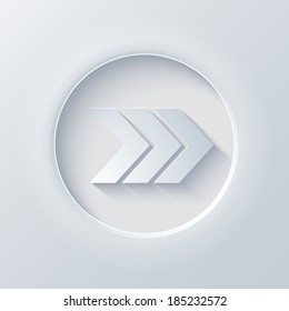 Vector light circle icon. Eps 10 illustration