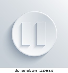 Vector light circle icon. Eps10