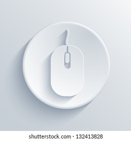 Vector light circle icon. Eps10