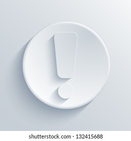 Vector light circle icon. Eps10