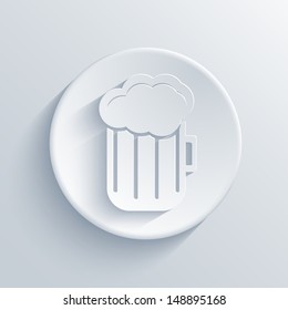 Vector light circle icon. Eps10