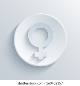 Vector light circle icon. Eps10