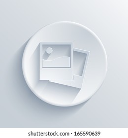 Vector light circle icon. Eps10