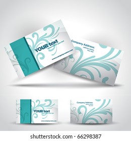 Vector Light Color Business Card