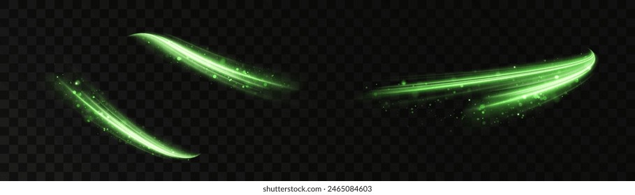 Vector light effect. Abstract light illumination for advertising and gaming illustration. 10 EPS