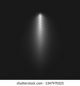 Vector light effect isolated on transparent background. Template modern illustration. Graphic resource
