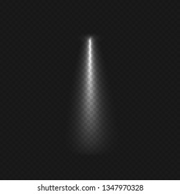 Vector light effect isolated on transparent background. Template modern illustration. Graphic resource 