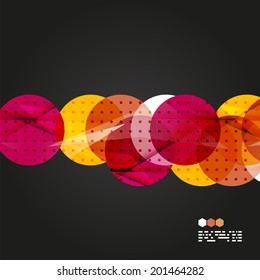 Composiciones geométricas de luz vectorial aisladas en negro