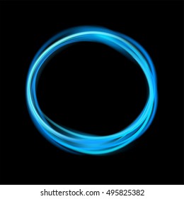 vector light glowing effect on isolated background