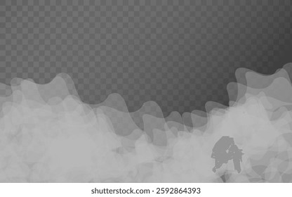 Vector light gray fog, smoke on transparent background
Vector fog image on transparent background