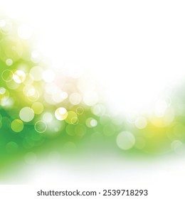 Vector Light Green Bokeh Background Image