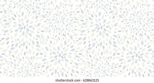 Vector light grey leaves bursts seamless repeat pattern design background texture  Perfect for modern greeting cards  wallpaper  fabric  home decor  wrapping projects 