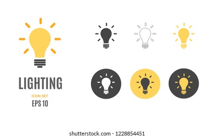 Vector light infographic template. Color icon sign design for your illustration or information presentation
