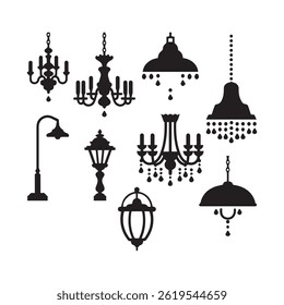 Vector de luz aislado sobre fondo blanco