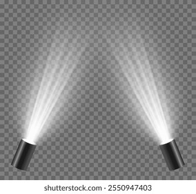 Vector light set includes light sources. PNG studio and studio lighting. Also includes spotlight lighting . Light beams and light effect. 