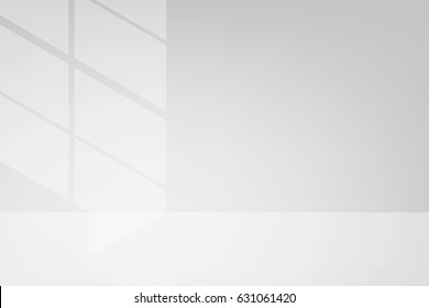 vector light and shadow gray background, white interior abstract background. use mash tool, soft light and mask