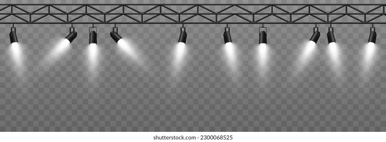 Vector light sources. Light from a spotlight png. Studio, studio lighting png. Spotlight png. White light. Light effect.