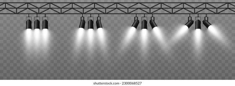 Vector light sources. Light from a spotlight png. Studio, studio lighting png. Spotlight png. White light. Light effect.