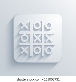 Vector light square icon. Eps10