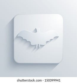 Vector light square icon. Eps10