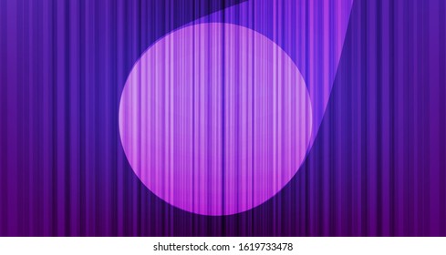 Vector Light Violet or purple curtain background with Stage light,Hight Quality and modern style.