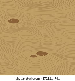 Vector light wooden background. Natural Wood texture with bough