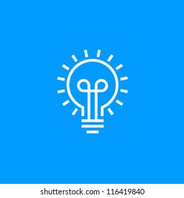 Vector lightbulb icon